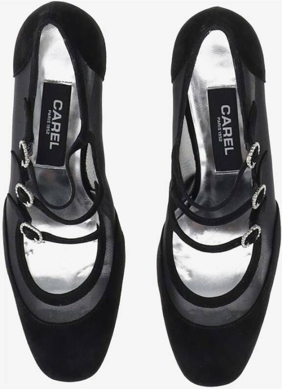 Carel Zwarte Stijlvolle Kinight Sneakers Black Dames