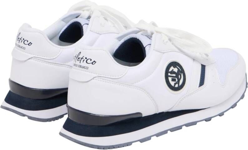 carlo colucci Moderne sportschoenen met hoge prestaties White Heren