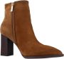 Carmela Elegant Heeled Boots Brown Dames - Thumbnail 5