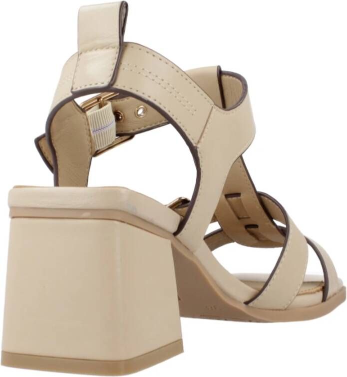 Carmela Elegante High Heel Sandalen Beige Dames