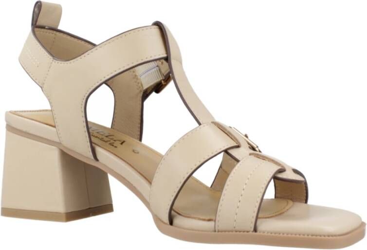 Carmela Elegante High Heel Sandalen Beige Dames