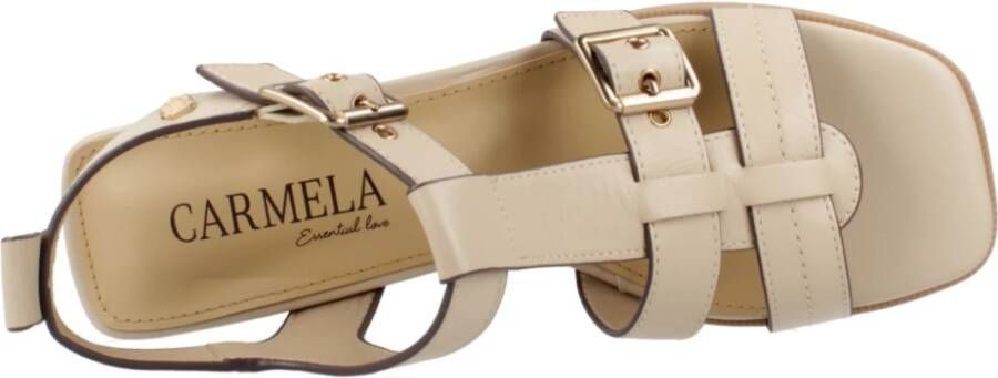 Carmela Elegante High Heel Sandalen Beige Dames