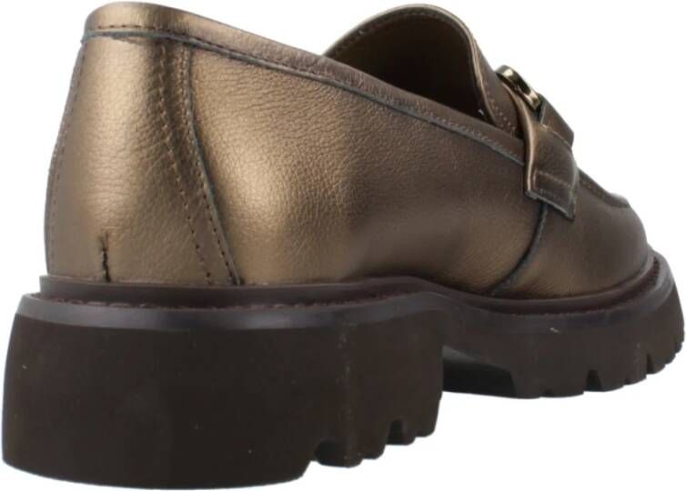 Carmela Klassieke Loafers Schoenen Brown Dames