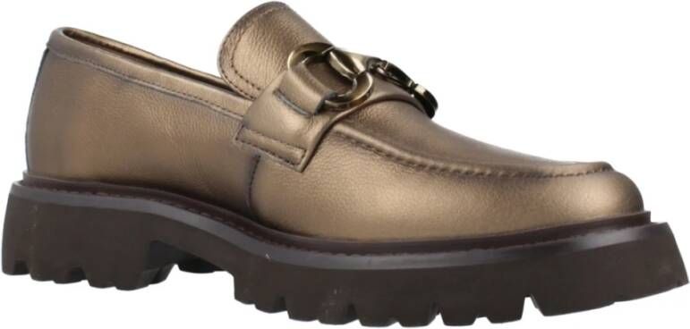 Carmela Klassieke Loafers Schoenen Brown Dames