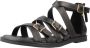 Carmela Platte Sandalen Black Dames - Thumbnail 3