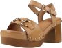 Carmela Platte Sandalen voor Vrouwen Brown Dames - Thumbnail 3