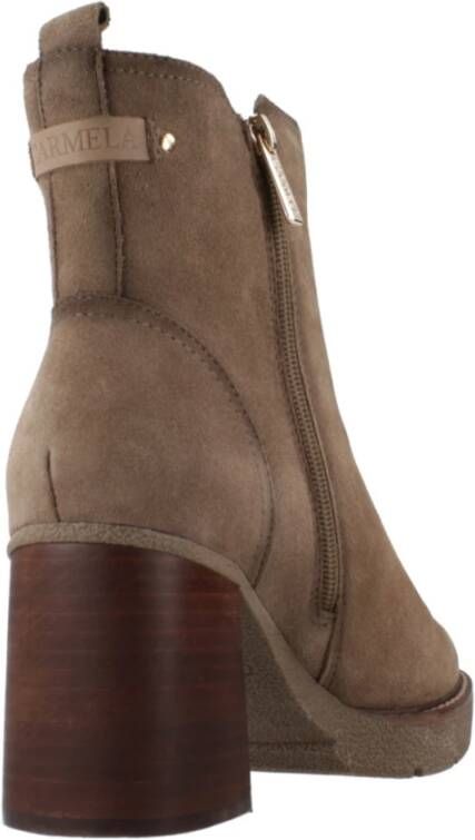 Carmela Stijlvolle Heeled Boots Brown Dames