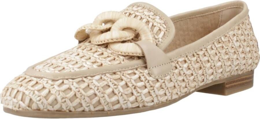 Carmela Stijlvolle Loafers voor Vrouwen Beige Dames