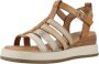 Carmela Stijlvolle Platte Sandalen Brown Dames - Thumbnail 3