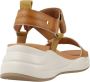 Carmela Stijlvolle Platte Sandalen voor Vrouwen Beige Dames - Thumbnail 4