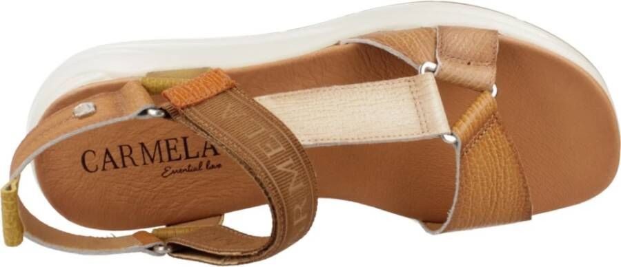 Carmela Stijlvolle Platte Sandalen voor Vrouwen Beige Dames