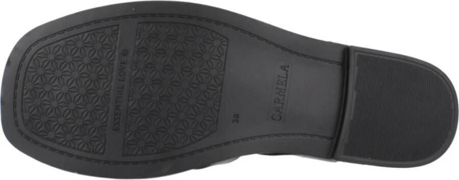 Carmela Stijlvolle Platte Sandalen voor Vrouwen Black Dames