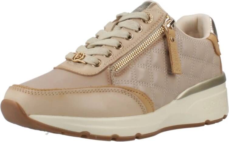 Carmela Stijlvolle Sneakers voor Mannen en Vrouwen Beige Dames