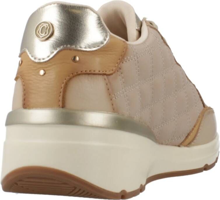 Carmela Stijlvolle Sneakers voor Mannen en Vrouwen Beige Dames