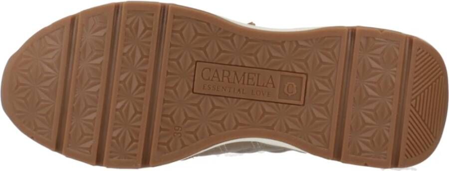 Carmela Stijlvolle Sneakers voor Mannen en Vrouwen Beige Dames