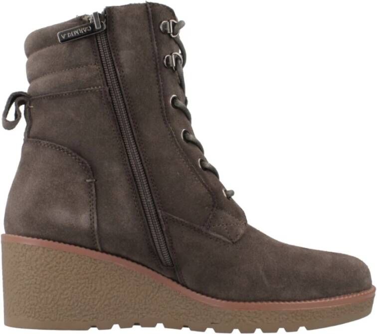 Carmela Stijlvolle Veterschoenen Gray Dames