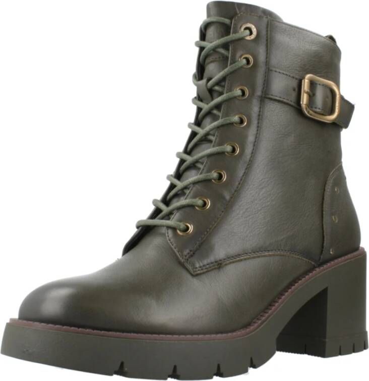 Carmela Stijlvolle Veterschoenen Green Dames