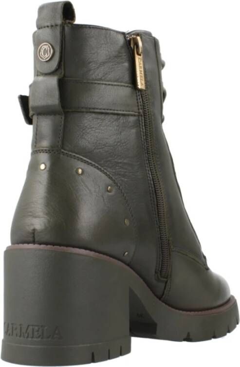 Carmela Stijlvolle Veterschoenen Green Dames