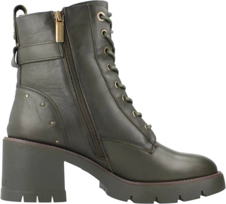 Carmela Stijlvolle Veterschoenen Green Dames