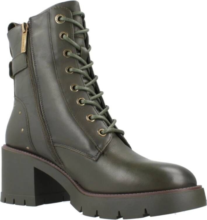 Carmela Stijlvolle Veterschoenen Green Dames