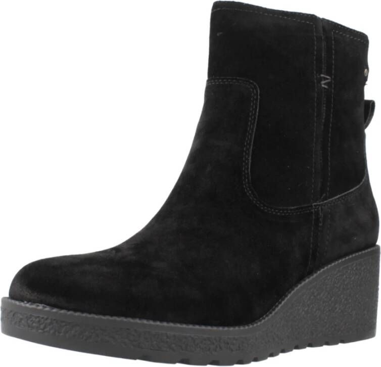 Carmela Stijlvolle Wedges Laarzen Black Dames