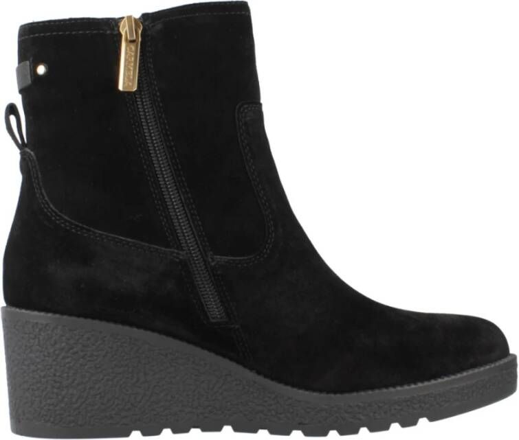 Carmela Stijlvolle Wedges Laarzen Black Dames