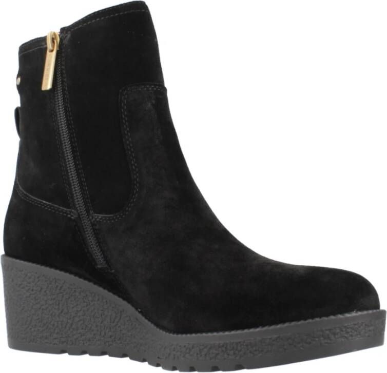 Carmela Stijlvolle Wedges Laarzen Black Dames