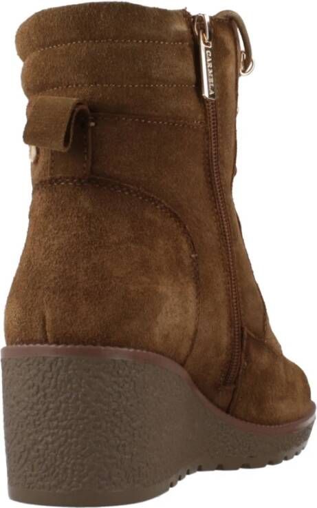 Carmela Stijlvolle Wedges Laarzen Brown Dames