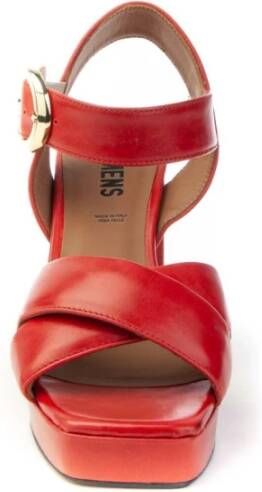 Carmens Elegant High Heel Sandals Red Dames