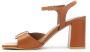 Carmens High Heel Sandals Bruin Dames - Thumbnail 4