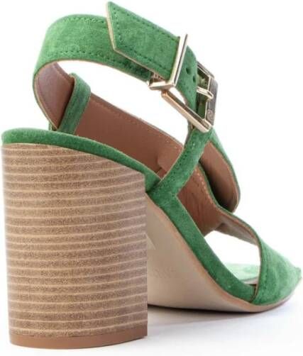 Carmens High Heel Sandals Groen Dames