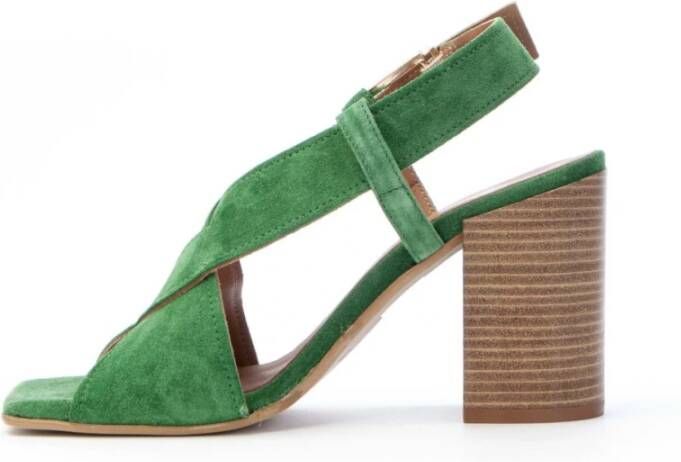 Carmens High Heel Sandals Groen Dames