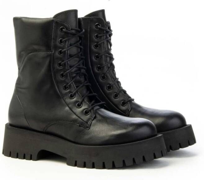 Carmens Kerry Daily Chunky Combatlaars Black Dames