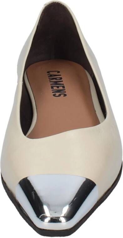 Carmens Leren Loafers voor Vrouwen Beige Dames