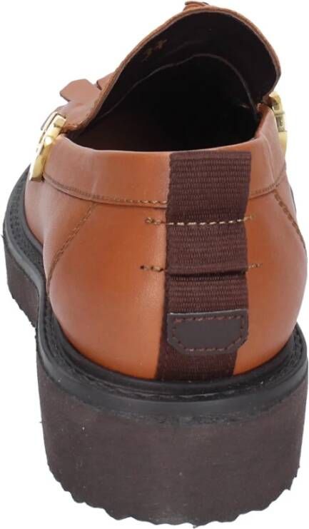 Carmens Leren Loafers voor Vrouwen Brown Dames