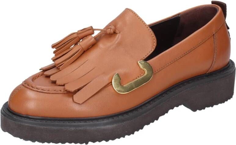 Carmens Leren Loafers voor Vrouwen Brown Dames