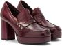 Carmens Loafer met vierkante hak en studs Red Dames - Thumbnail 2