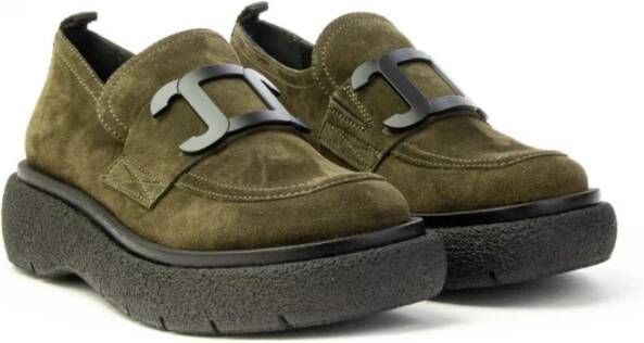 Carmens Loafers Green Dames