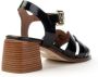 Carmens Raw Sandalo Hoge Hak Sandalen Black Dames - Thumbnail 3