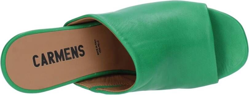 Carmens Sandalen Groen Green Dames