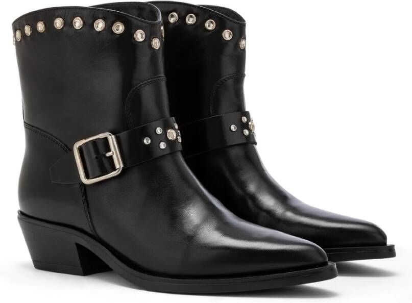 Carmens Studded Westernlaarzen Black Dames