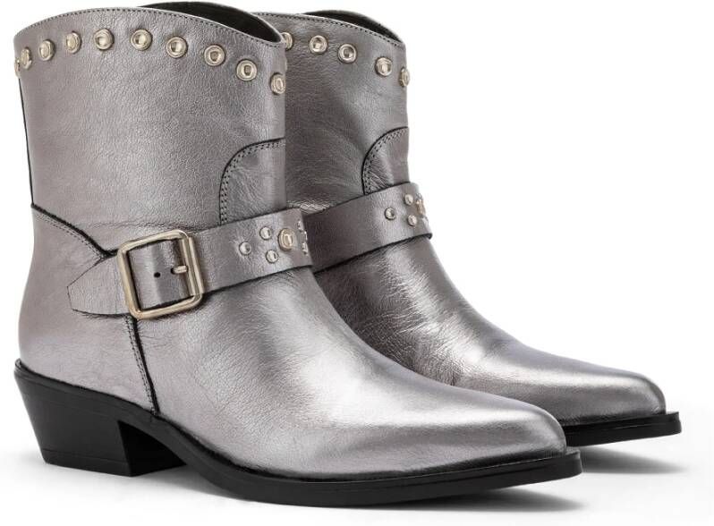 Carmens Studded Westernlaarzen Gray Dames