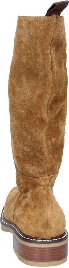 Carmens Suede Dameslaarzen Brown Dames