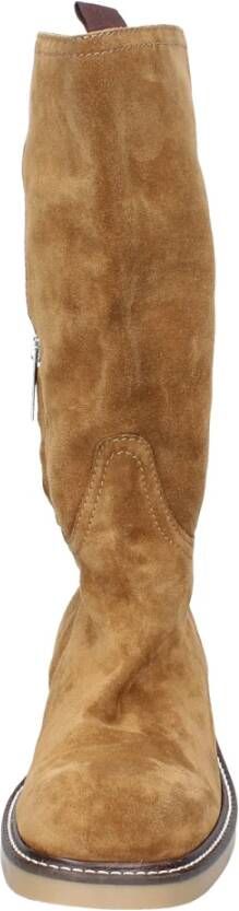 Carmens Suede Dameslaarzen Brown Dames