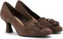 Carmens Suede Fringe Moccasin Heels voor de herfst Brown Dames - Thumbnail 2