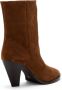 Carmens Unieke Cone Heel Enkellaarzen Brown Dames - Thumbnail 3