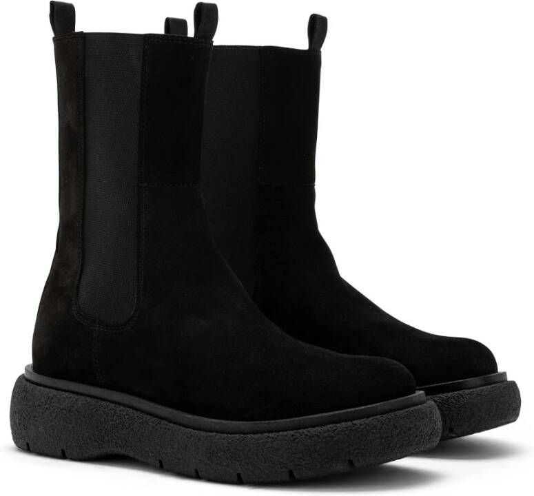 Carmens Urban Chelsea Boot met Oversized Sole Black Dames