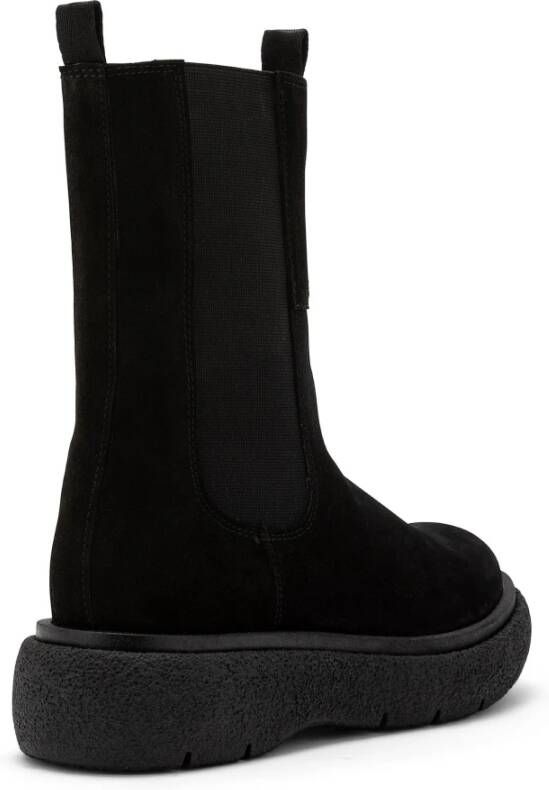 Carmens Urban Chelsea Boot met Oversized Sole Black Dames