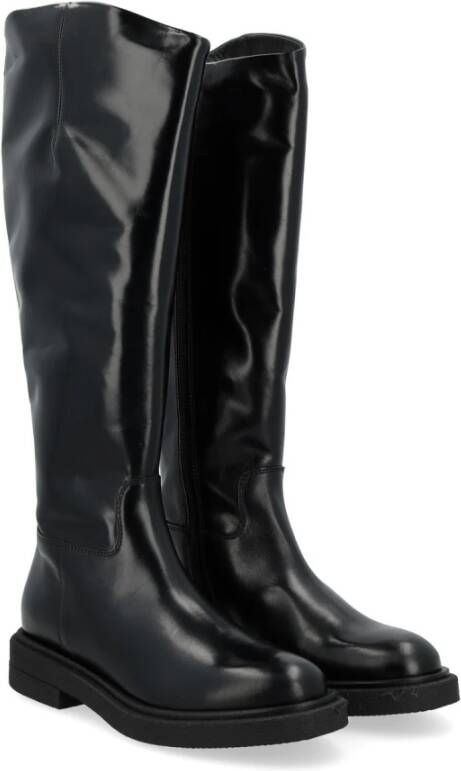 Carmens Zwarte Sierra Laars Stijlvol Model Black Dames