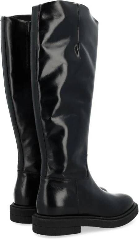 Carmens Zwarte Sierra Laars Stijlvol Model Black Dames